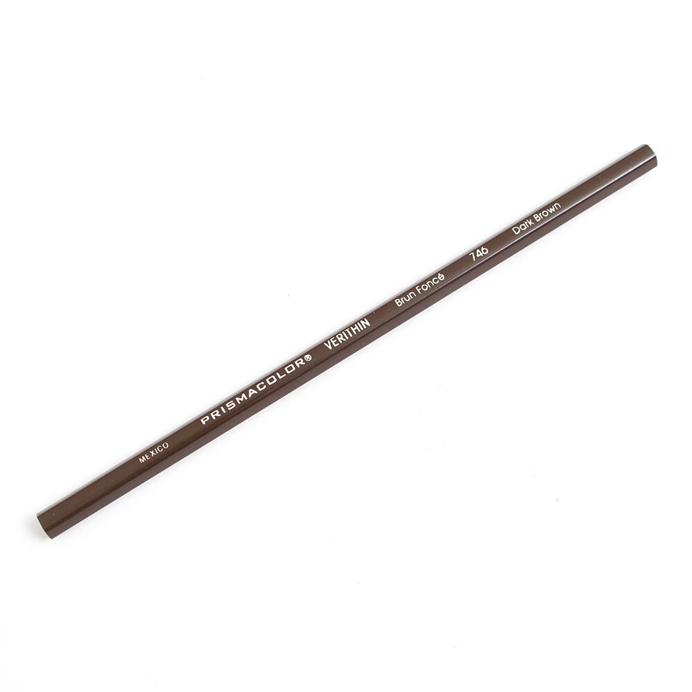 Prismacolor, Colored Pencils, Art & School, Verithin, 51170, Dark Brown